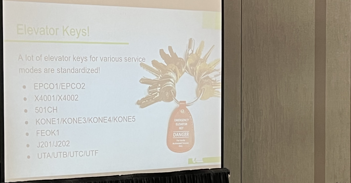 Bypassing and (ab)using elevator controls in the Physical Security Village Bypassing and (ab)using elevator controls in the Physical Security Village